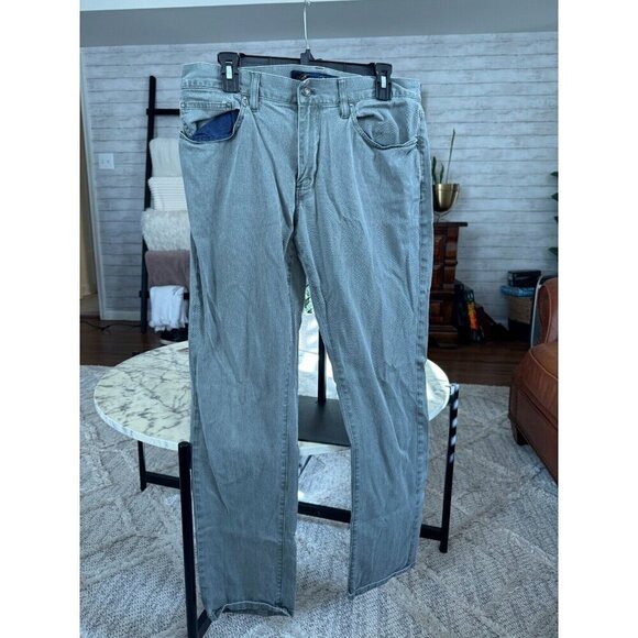 Brooks Brothers Other - Brooks Brothers Grey 5-Pocket pants Chino Pants Mens Size 34W 32L